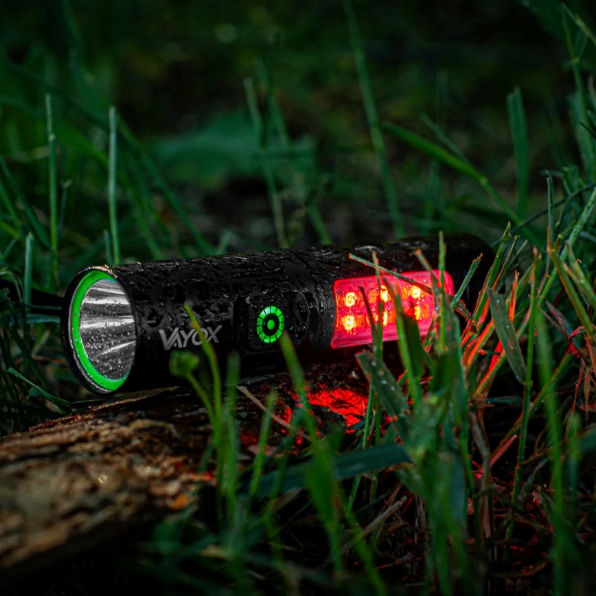 LED Stmívatelná nabíjecí svítilna s červeným světlem LED/5W/5V IPX4 250 lm 2000 mAh