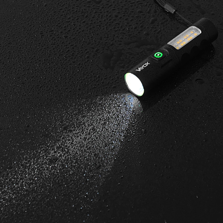 LED Stmívatelná nabíjecí svítilna s červeným světlem LED/5W/5V IPX4 250 lm 2000 mAh