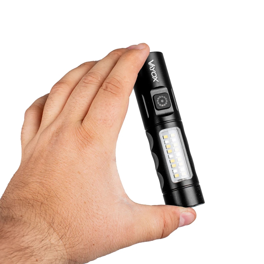 LED Stmívatelná nabíjecí svítilna s červeným světlem LED/5W/5V IPX4 250 lm 2000 mAh