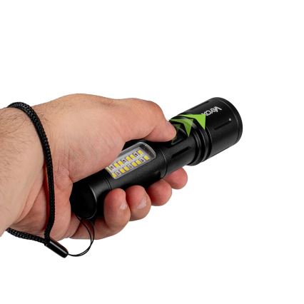 LED Stmívatelná nabíjecí svítilna s červeným světlem LED/5W/5V IPX4 260 lm 2000 mAh