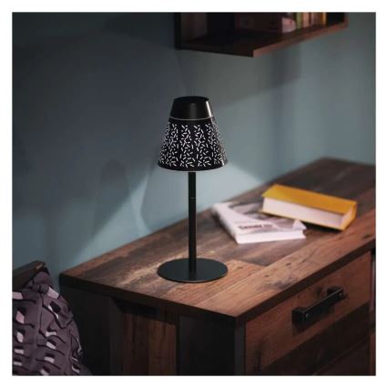LED Stmívatelná nabíjecí venkovní stolní lampa LED/4,2W/5V 2200mAh IP44