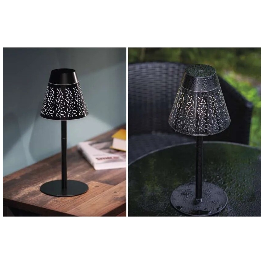 LED Stmívatelná nabíjecí venkovní stolní lampa LED/4,2W/5V 2200mAh IP44