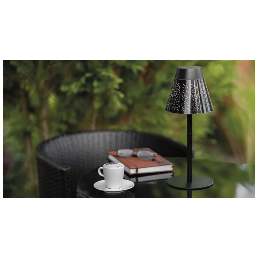 LED Stmívatelná nabíjecí venkovní stolní lampa LED/4,2W/5V 2200mAh IP44