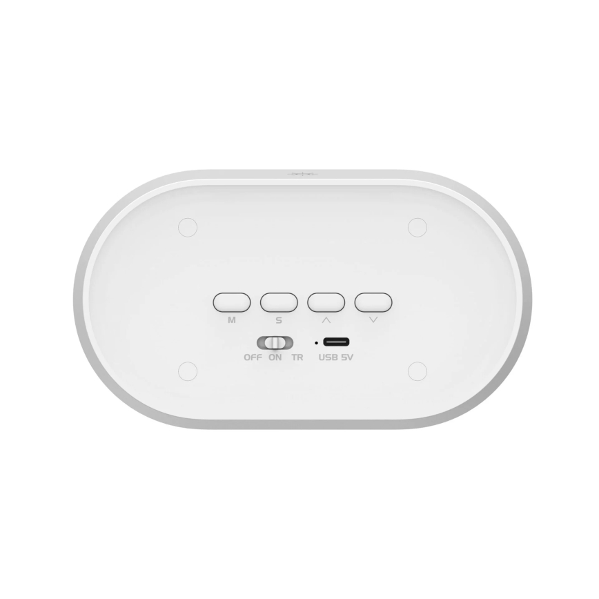 LED Stmívatelná noční lampička s budíkem KAJA LED/1,3W/5V 3000K