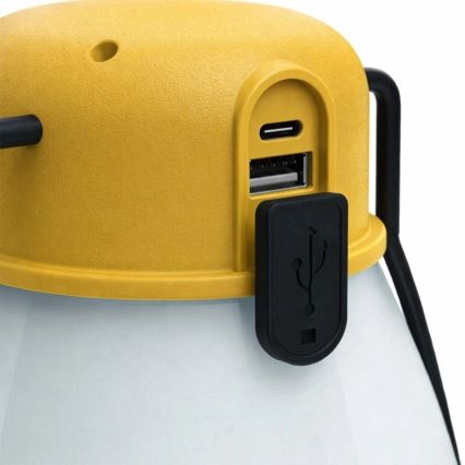 LED Stmívatelná přenosná nabíjecí lampa s funkcí powerbanky LUMINA MINIO LED/5V 1800 mAh IP44 žlutá