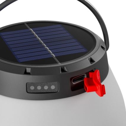 LED Stmívatelná přenosná solární nabíjecí lampa LUMINA ORB LED/5V 800 mAh