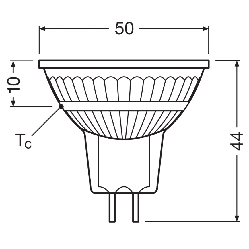 LED Stmívatelná reflektorová žárovka MR16 GU5,3/5W/12V 4000K 36° CRI 90 - Osram