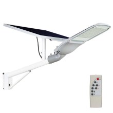 LED Stmívatelná solární pouliční lampa SAMSUNG CHIP LED/50W/6,4V 6000K IP65 + dálkové ovládání