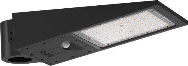 LED Stmívatelná solární pouliční lampa se senzorem STREET LED/30W/9,6V 3000/4000K 6000 mAh IP65 + dálkové ovládání