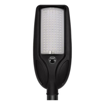 LED Stmívatelná solární pouliční lampa se senzorem VENICE LED/100W/3,2V 6000 mAh IP65 černá + dálkové ovládání