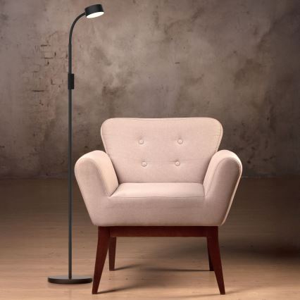 LED Stmívatelná dotyková stojací lampa BRUNO LED/3W/230V 3000/4000/6500K černá
