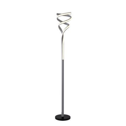 LED Stmívatelná stojací lampa LED/50W/230V 3000-6500K šedá + dálkové ovládání