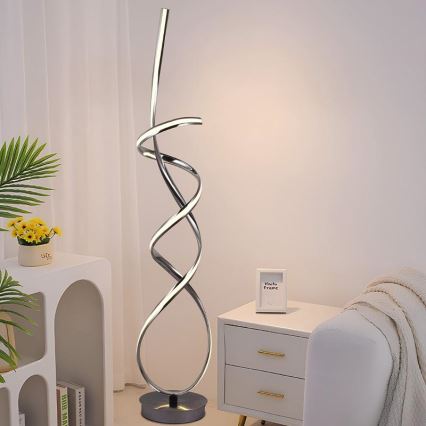 LED Stmívatelná stojací lampa LED/80W/230V 3000-6500K + dálkové ovládání