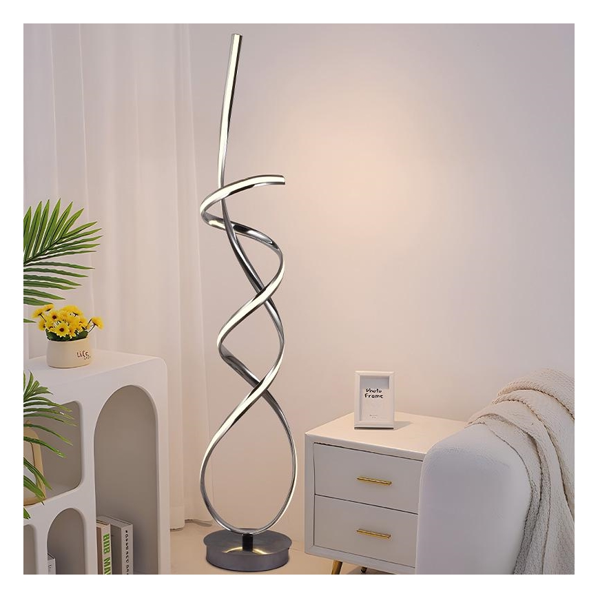 LED Stmívatelná stojací lampa LED/80W/230V 3000-6500K + dálkové ovládání