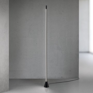 LED Stmívatelná stojací lampa se senzorem pohybu SOJIE LED/26W/230V černá