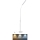 LED Stmívatelná stojací lampa SIGNUS LED/10W/230V 3000/4500/6500K bílá