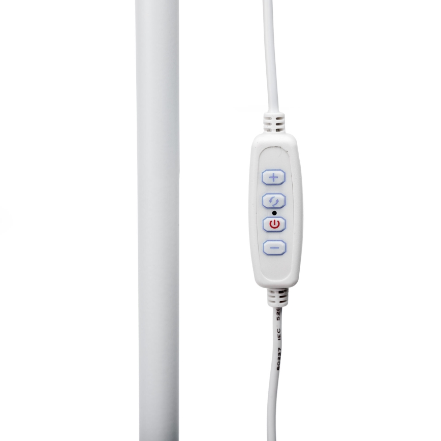 LED Stmívatelná stojací lampa SIGNUS LED/10W/230V 3000/4500/6500K bílá