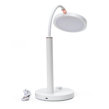 LED Stmívatelná stolní lampa AURA LED/10W/230V 3700/4200K CRI 97 bílá