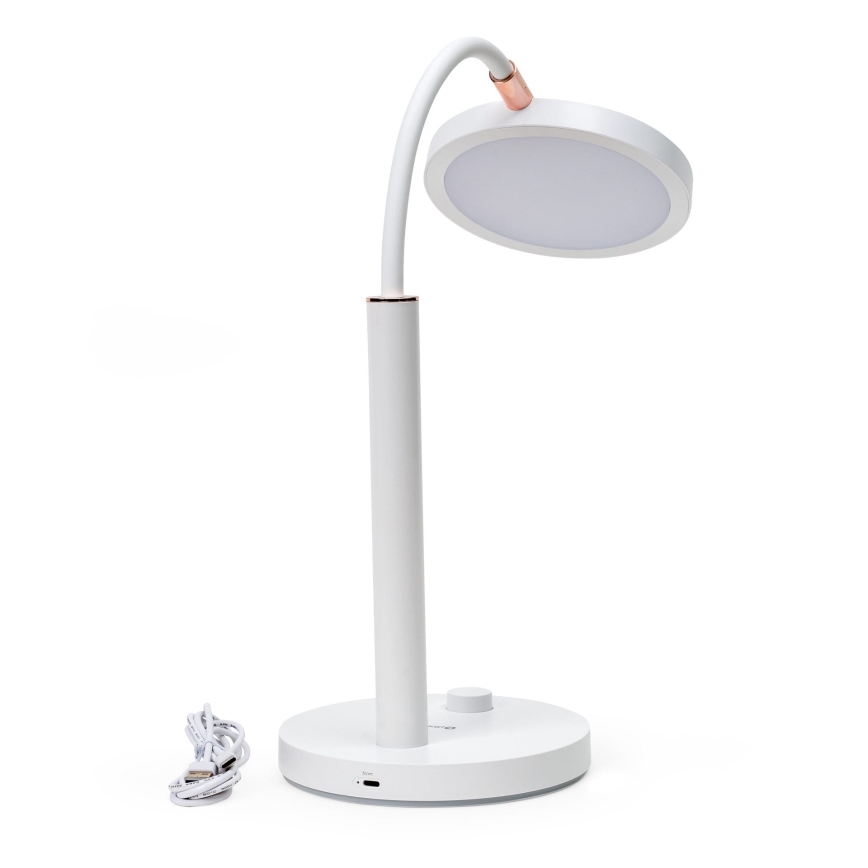 LED Stmívatelná stolní lampa AURA LED/10W/230V 3700/4200K CRI 97 bílá