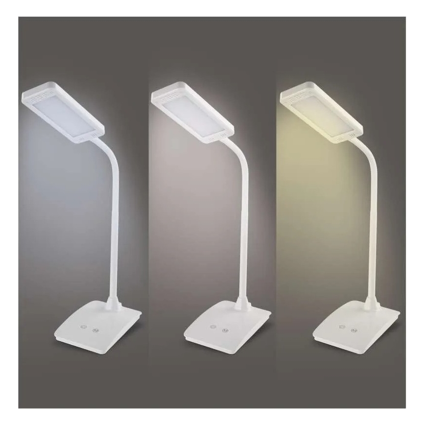 LED Stmívatelná stolní lampa EDDY LED/6W/230V 3000/4500/6800K bílá