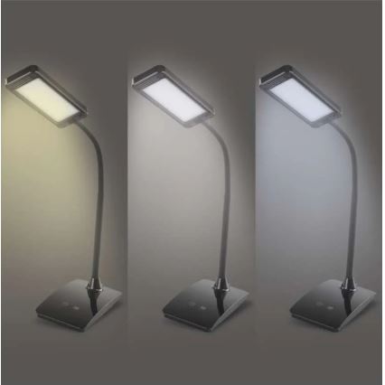 LED Stmívatelná stolní lampa EDDY LED/6W/230V 3000/4500/6800K černá