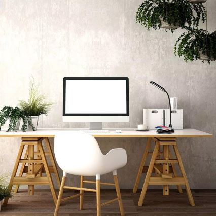 LED Stmívatelná stolní lampa LED/5W/230V s bezdrátovým nabíjením