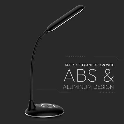 LED Stmívatelná stolní lampa LED/5W/230V s bezdrátovým nabíjením