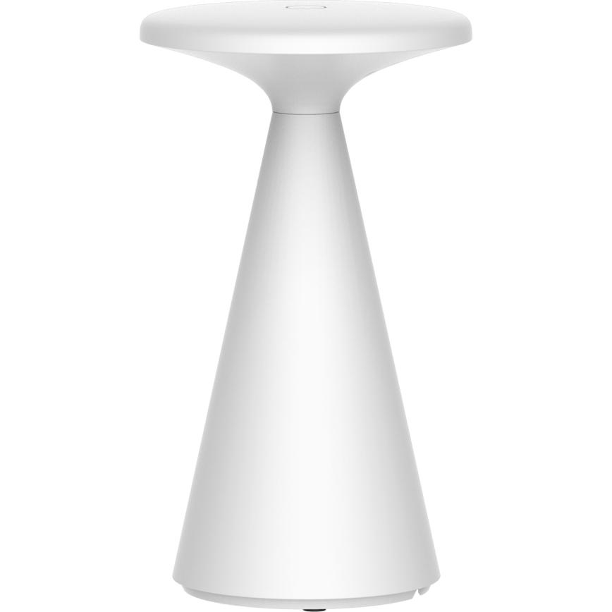 LED Stmívatelná dotyková venkovní stolní lampa PAROS LED/1,8W/5V USB 1800 mAh IP44 bílá
