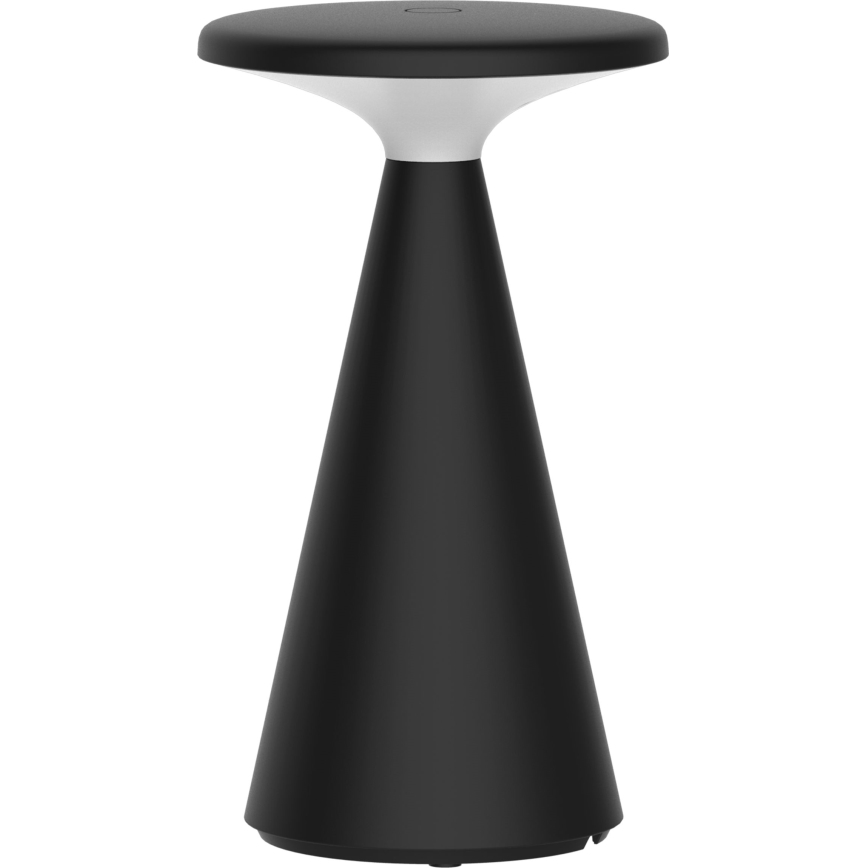 LED Stmívatelná dotyková venkovní stolní lampa PAROS LED/1,8W/5V USB 1800 mAh IP44 černá
