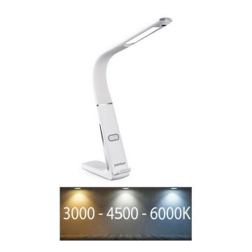 LED Stmívatelná stolní lampa s bezdrátovým nabíjením a senzorem LORD EVO LED/8W/230V 3000K/4500K/6000K bílá