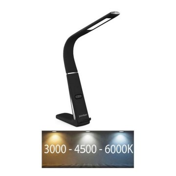 LED Stmívatelná stolní lampa s bezdrátovým nabíjením a senzorem LORD EVO LED/8W/230V 3000K/4500K/6000K černá