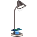 LED Stmívatelná stolní lampa s bezdrátovým nabíjením FINCH LED/9W/12/230V antracit/zlatá