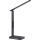 LED Stmívatelná stolní lampa s bezdrátovým nabíjením QI, displejem a USB portem LED/7W/230V 3000-6000K černá