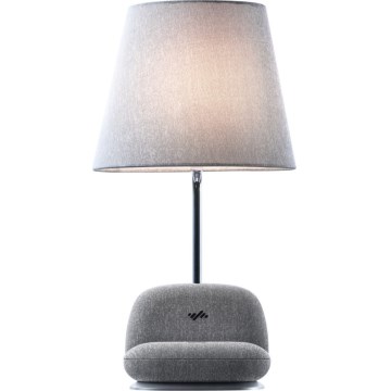 LED Stmívatelná stolní lampa s bezdrátovým nabíjením Qi SOFA LED/6W/230V šedá