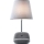 LED Stmívatelná stolní lampa s bezdrátovým nabíjením Qi SOFA LED/6W/230V šedá