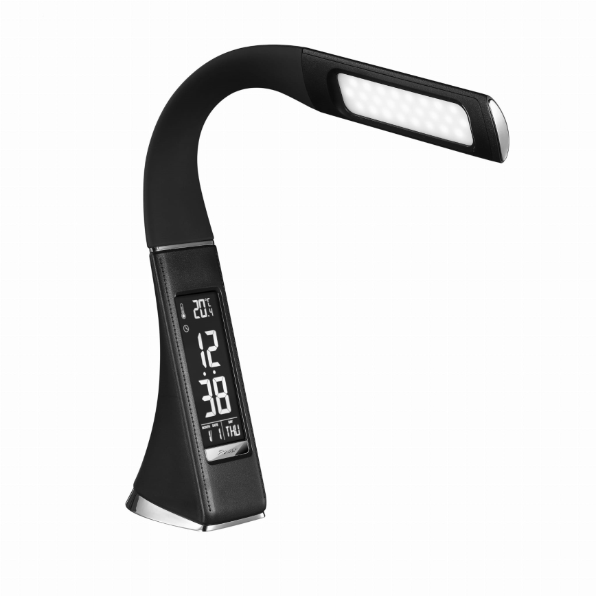LED Stmívatelná stolní lampa s displejem LED/10W/5V černá