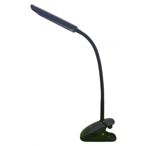LED Stmívatelná stolní lampa s klipem 1xLED/6W černá
