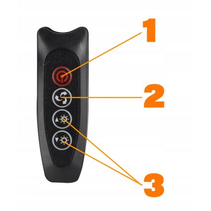 LED Stmívatelná dotyková flexibilní stolní lampa s klipem LED/10W/5/230V 3000/4000/6000K černá