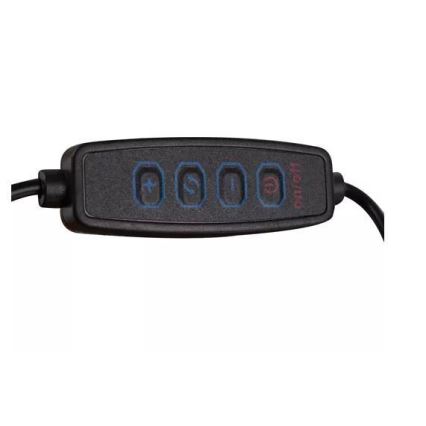 LED Stmívatelná stolní lampa s lupou LED/6W/5V 3000K/4000K/6000K bílá