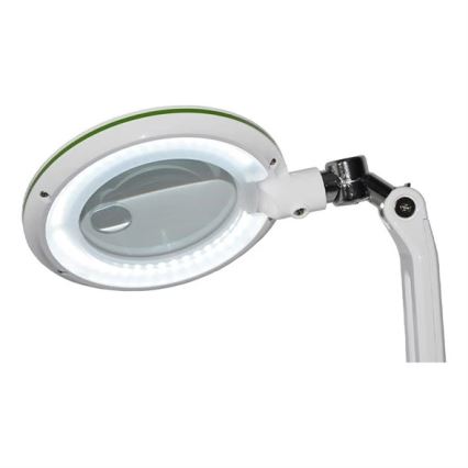 LED Stmívatelná stolní lampa s lupou LED/7W/230V 6500K bílá