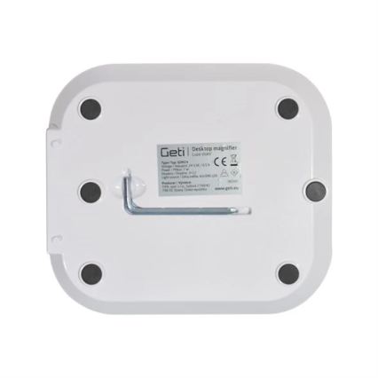 LED Stmívatelná stolní lampa s lupou LED/7W/230V 6500K bílá
