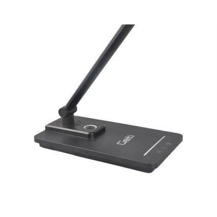 LED Stmívatelná stolní lampa s USB LED/9W/230V 3000K/4000K/5500K černá