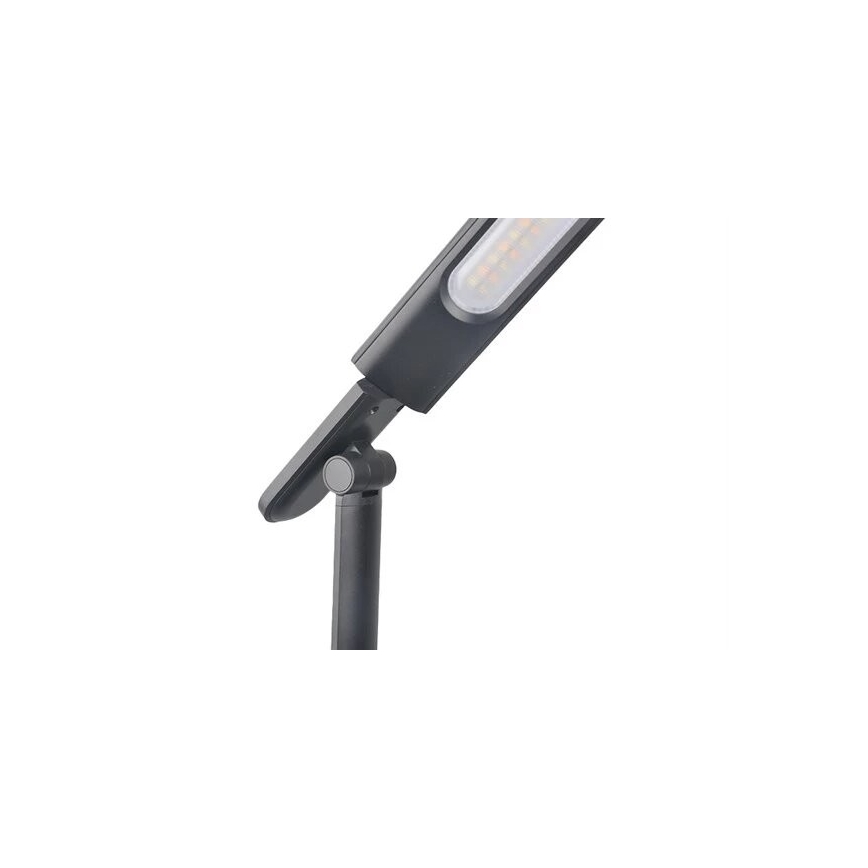 LED Stmívatelná stolní lampa s USB LED/9W/230V 3000K/4000K/5500K černá
