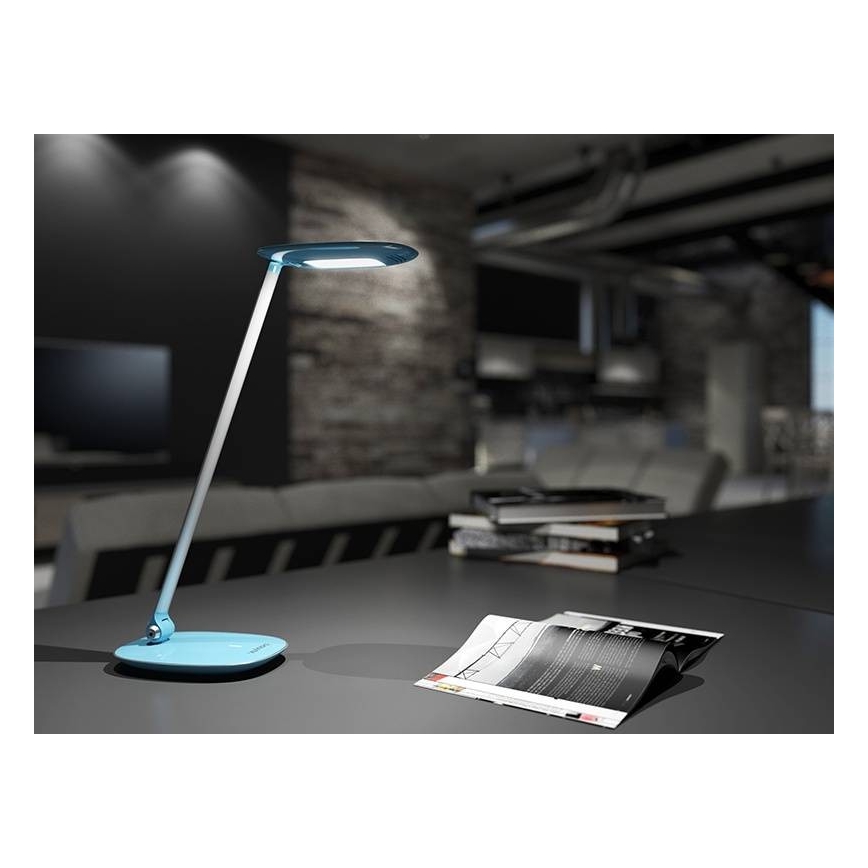 LED Stmívatelná stolní lampa s USB MOANA LED/6W/230V růžová