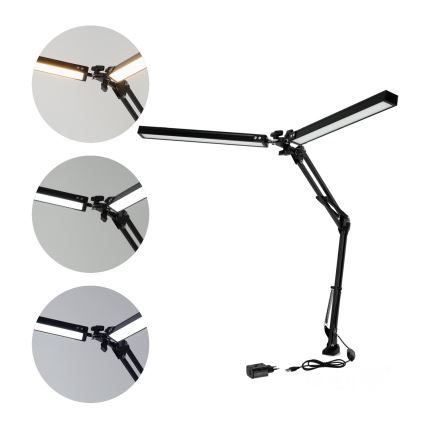 LED Stmívatelná stolní lampa TENUIX DUO 2xLED/14W/230V 3000-6000K