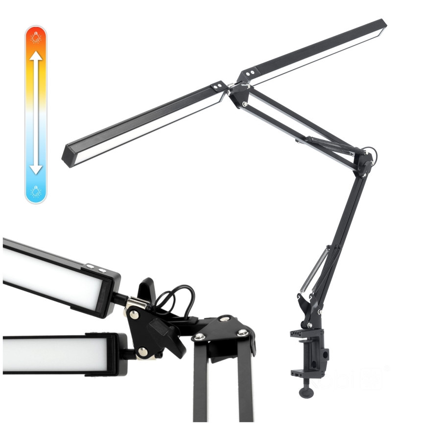 LED Stmívatelná stolní lampa TENUIX DUO 2xLED/14W/230V 3000-6000K