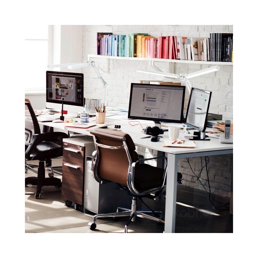 LED Stmívatelná stolní lampa TENUIX DUO LED/15W/230V 3000-6000K bílá