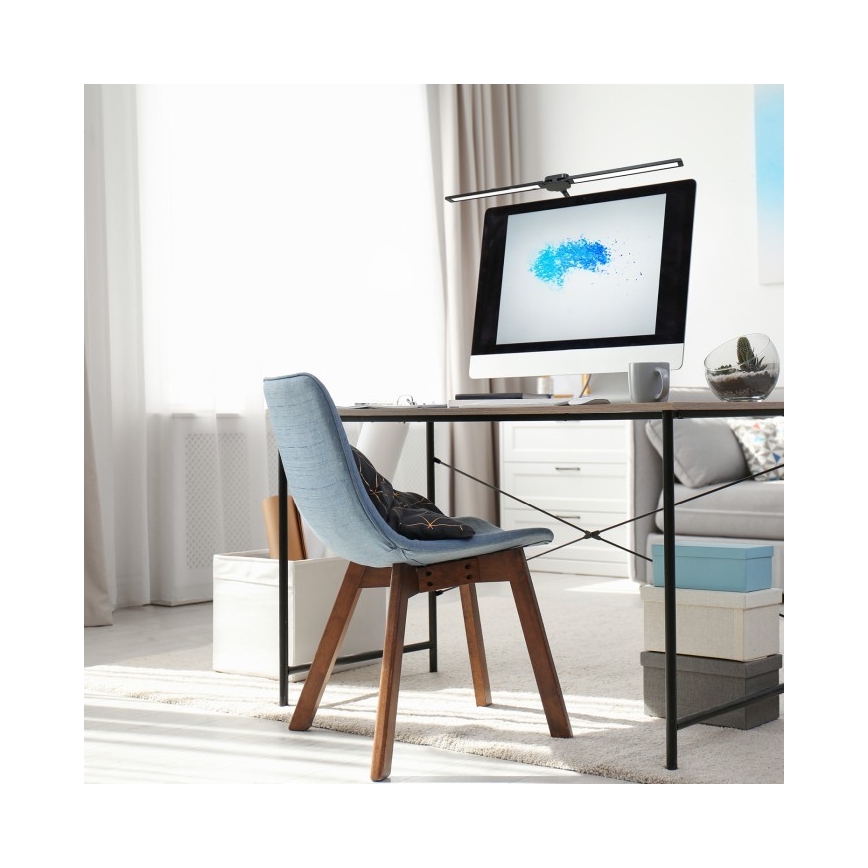 LED Stmívatelná stolní lampa USB TENUIX DUO LED/14W/5V 3000-6000K černá