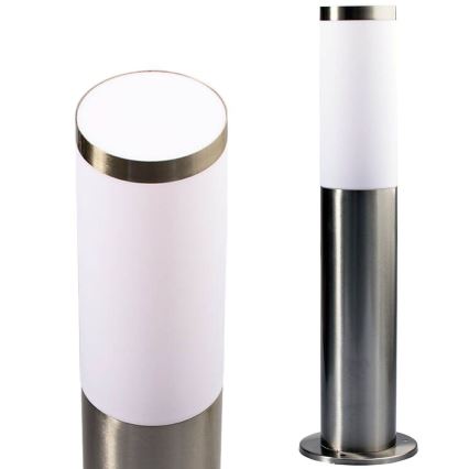 LED Stmívatelná venkovní lampa LIVIA 1xE27/6W/230V 2700-6500K Wi-Fi 45 cm IP44 stříbrná