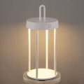 LED Stmívatelná venkovní nabíjecí dotyková stolní lampa GENTLE LED/1,5W/3,7V 3000 mAh IP44 bílá